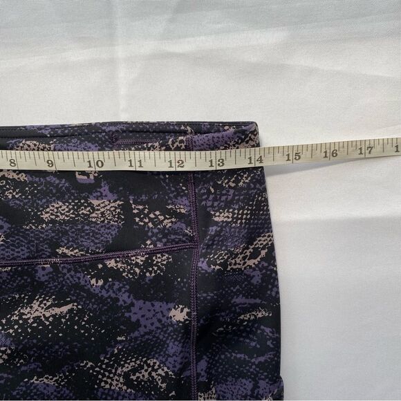 Lululemon Rip Wave Purple Thunder Black Speed Up Tight Full-On Luxtreme Size 8 - Picture 13 of 16